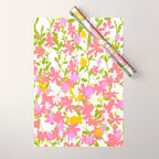 Delicate summer flowers Wrapping Paper Gallery Image 1