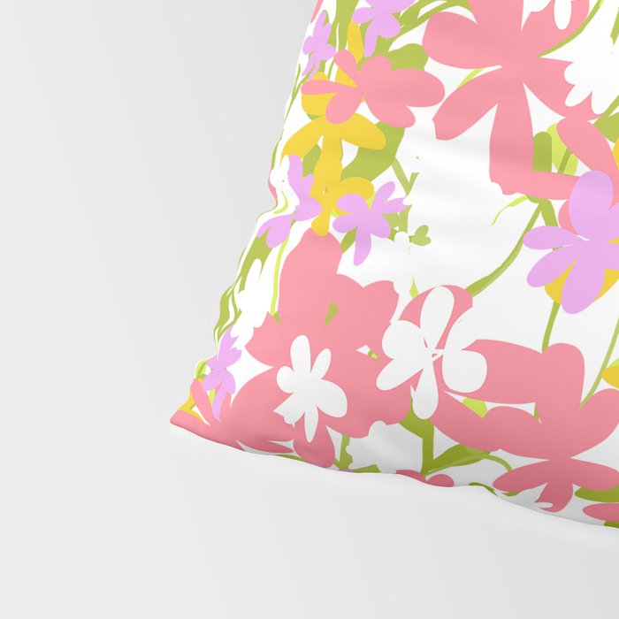 Delicate summer flowers Pillow Sham Gallery Image 4