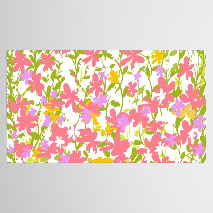 Delicate summer flowers Tablecloth Gallery Image 2