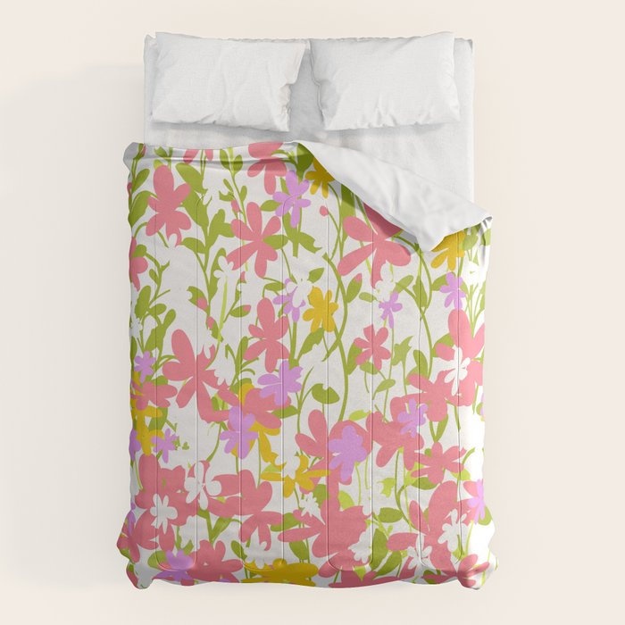 Delicate summer flowers Comforter Gallery Image 6