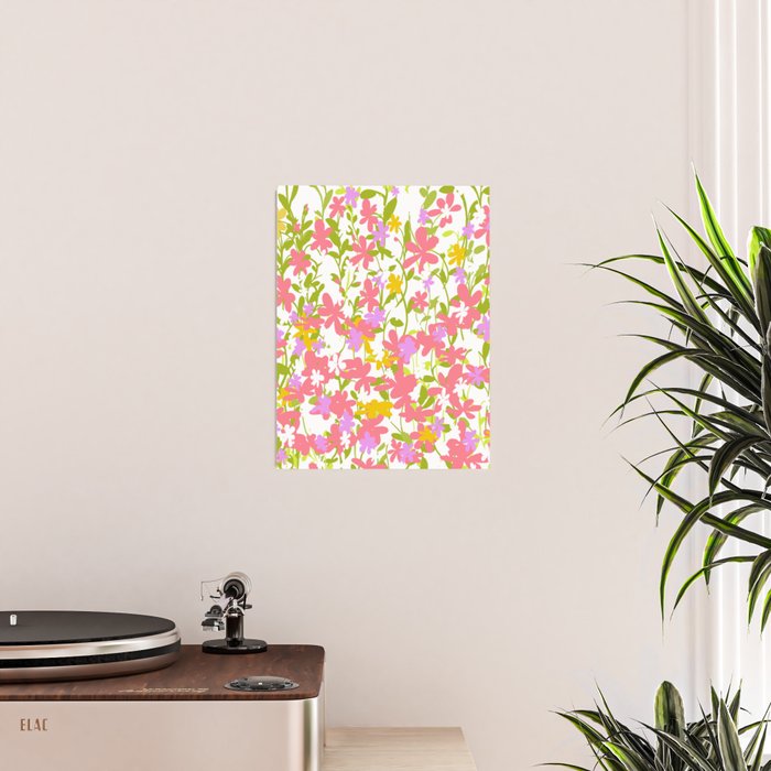 Delicate summer flowers Poster Gallery Image 2