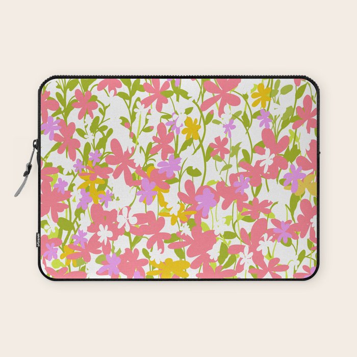 Delicate summer flowers Laptop Sleeve Gallery Image 1
