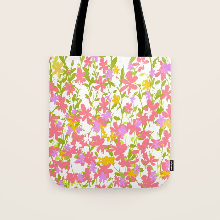 Delicate summer flowers Tote Bag Gallery Image 1