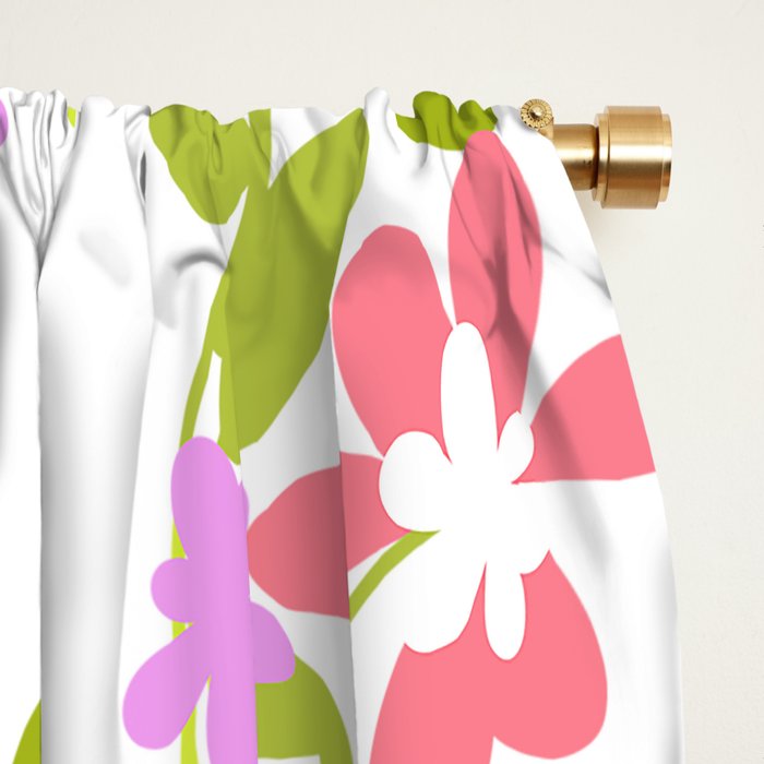 Delicate summer flowers Window Curtain Gallery Image 2
