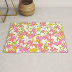 Delicate summer flowers Rug Gallery Image 1