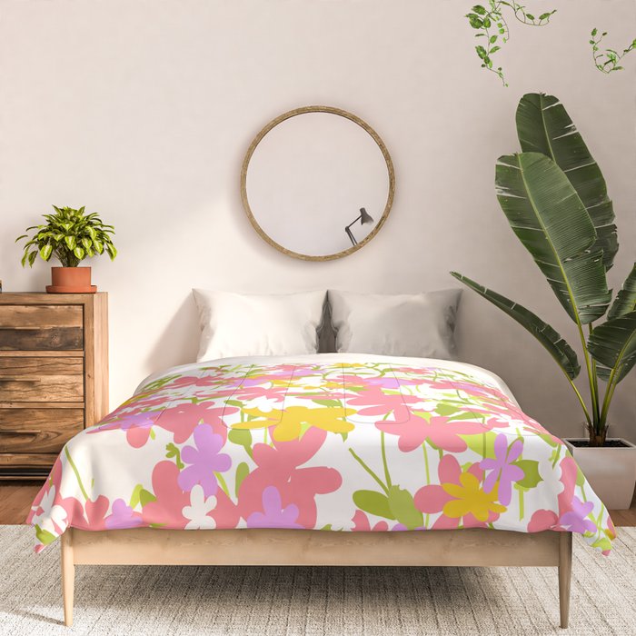 Delicate summer flowers Comforter Gallery Image 3