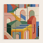 Maze Wood Wall Art Gallery Image 1