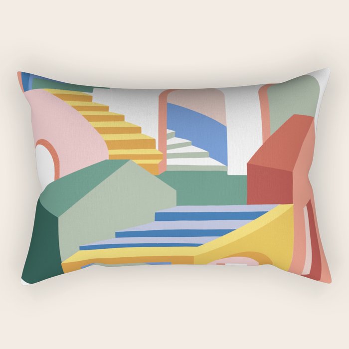Maze Rectangular Pillow Gallery Image 2
