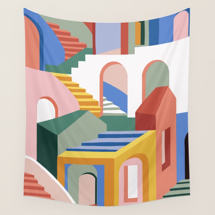 Maze Wall Tapestry Gallery Image 1