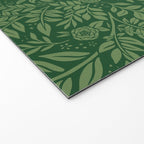 Spring Cheetah Pattern - Forest Green Welcome Mat Gallery Image 2