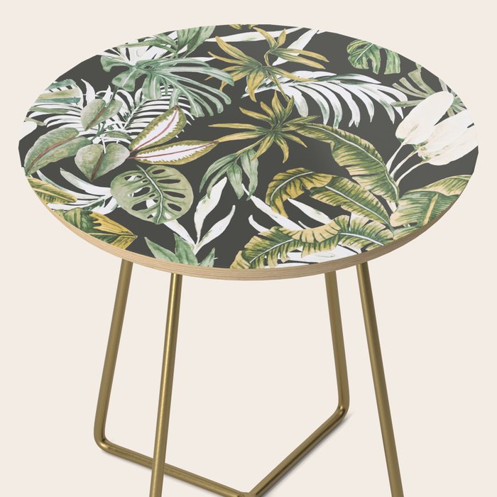 Dark watercolor jungle 1 Side Table Gallery Image 2