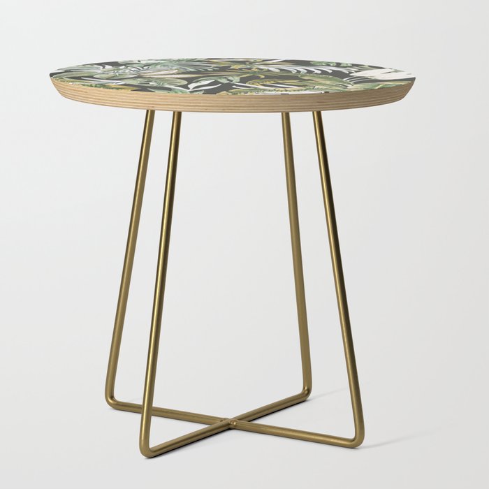 Dark watercolor jungle 1 Side Table Gallery Image 1