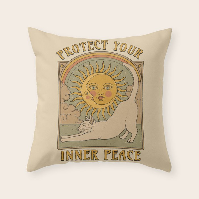 Inner Peace Throw Pillow Gallery Image 6