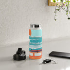 Great Lakes Surf Sunset Water Bottle Gallery Image 4