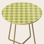 Gingham Large Lime Green Side Table Gallery Image 2