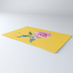 Watercolor Rose Rug Gallery Image 3