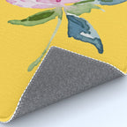 Watercolor Rose Rug Gallery Image 4