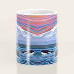 Orca Momma and calf - Ballet Slipper Coffee Mug Gallery Image 4