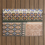 Historical Tiles - Alhambra Granada Spain Outdoor Rug Gallery Image 1