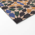 Historical Tiles - Alhambra Granada Spain Welcome Mat Gallery Image 2