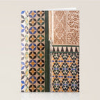 Historical Tiles - Alhambra Granada Spain Stationery Card Gallery Image 2