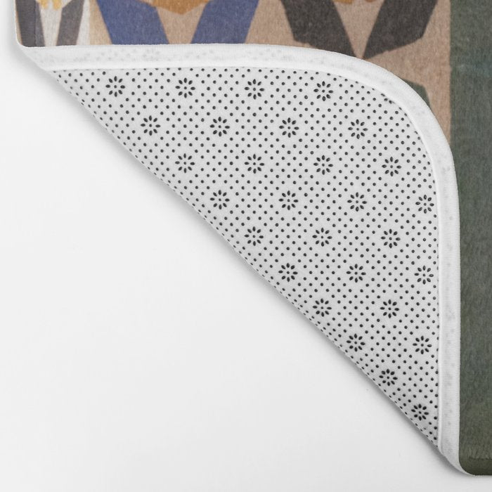 Historical Tiles - Alhambra Granada Spain Bath Mat Gallery Image 2