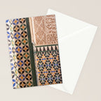 Historical Tiles - Alhambra Granada Spain Stationery Card Gallery Image 2