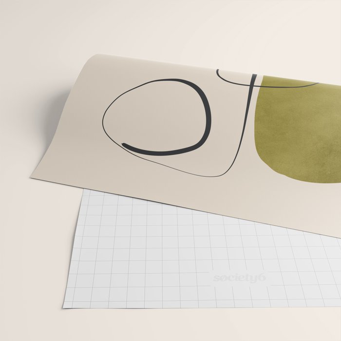 Abstract Minimal Shapes 126 Wrapping Paper Gallery Image 2