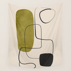Abstract Minimal Shapes 126 Wall Tapestry Gallery Image 4