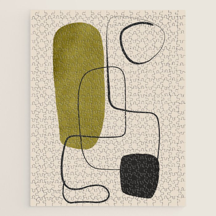 Abstract Minimal Shapes 126 Jigsaw Puzzle Gallery Image 1