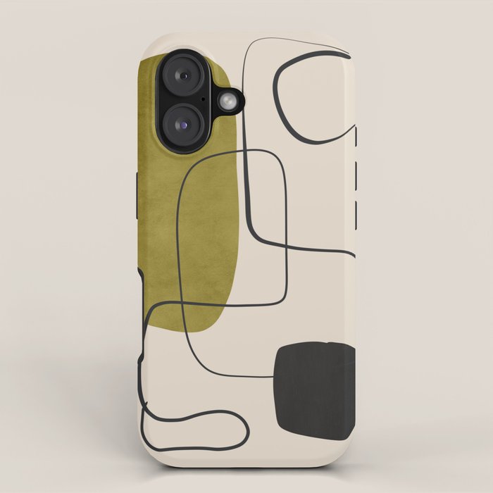 Abstract Minimal Shapes 126 iPhone Case Gallery Image 1