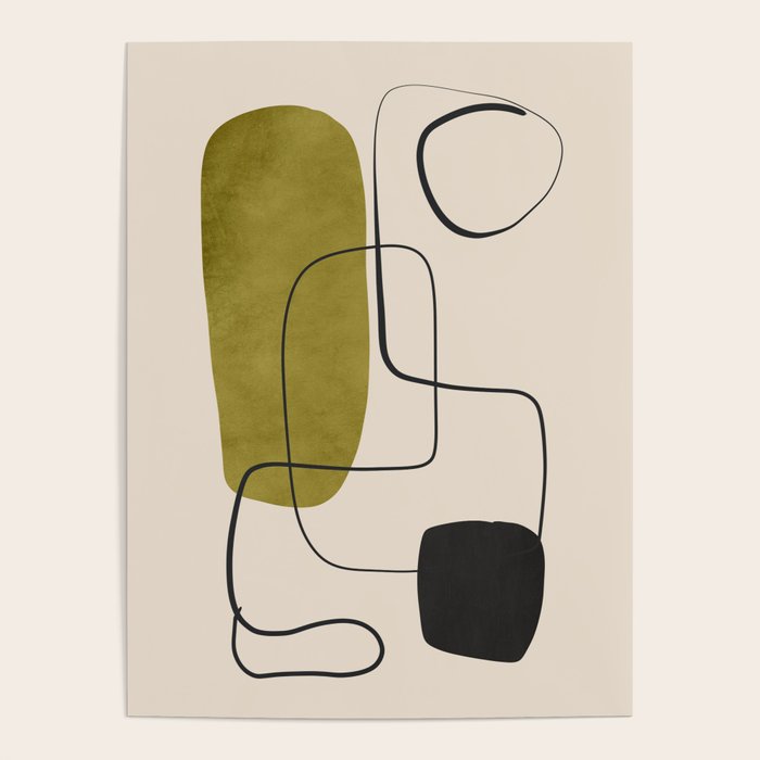 Abstract Minimal Shapes 126 Poster Gallery Image 4