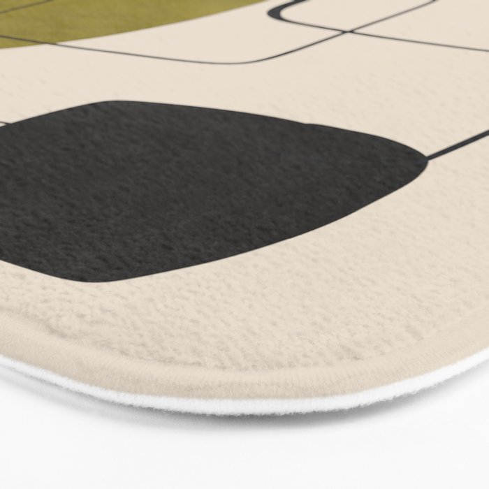 Abstract Minimal Shapes 126 Bath Mat Gallery Image 3