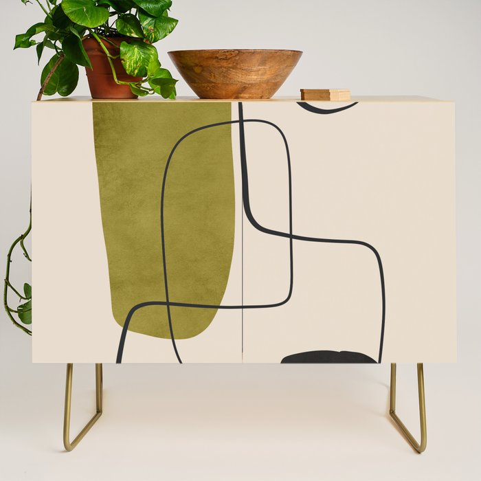 Abstract Minimal Shapes 126 Credenza Gallery Image 1