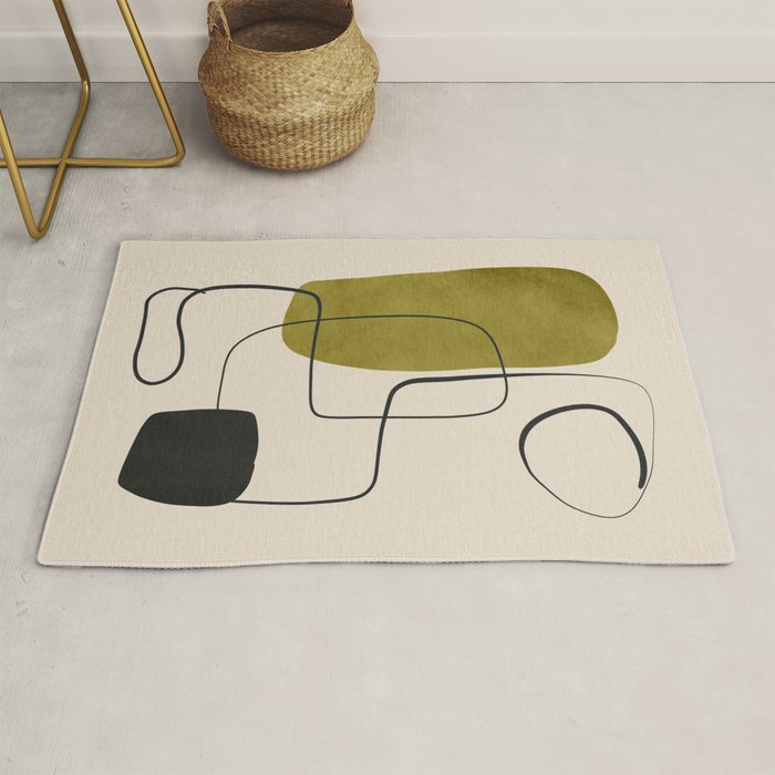 Abstract Minimal Shapes 126 Rug Gallery Image 1