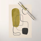 Abstract Minimal Shapes 126 Wrapping Paper Gallery Image 1