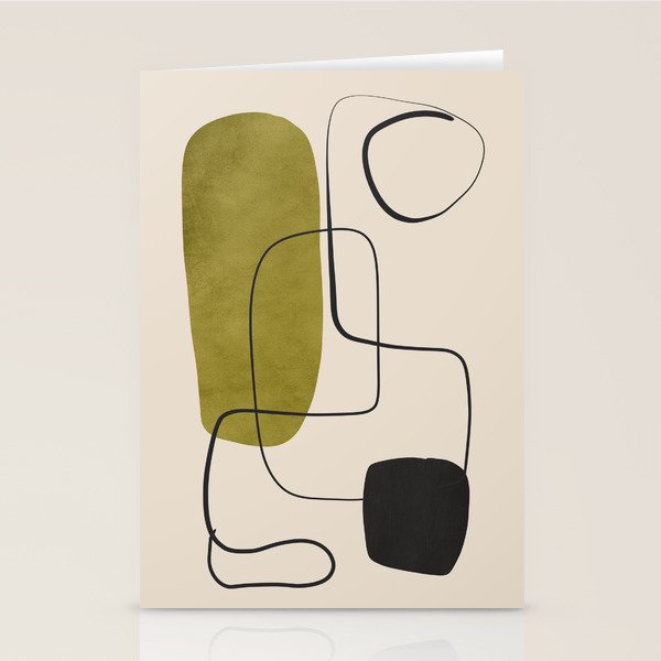 Abstract Minimal Shapes 126 Stationery Card Gallery Image 2