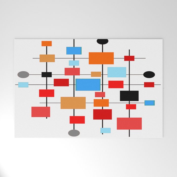 Mid-Century Modern Art 1.3.3 Welcome Mat Gallery Image 1