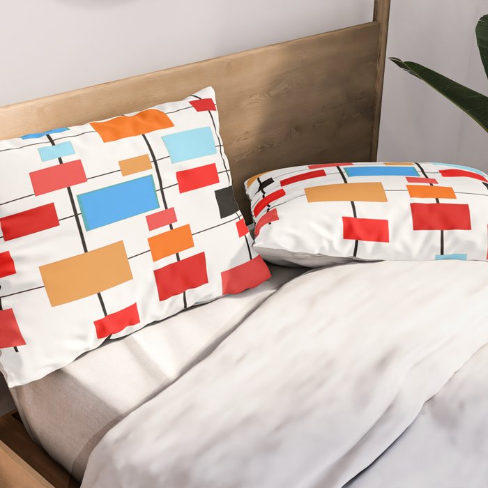 Mid-Century Modern Art 1.3.3 Pillow Sham Gallery Image 2