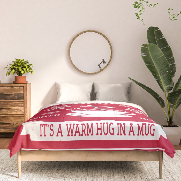 Tasty Hot Chocolate Red Comforter Gallery Image 3