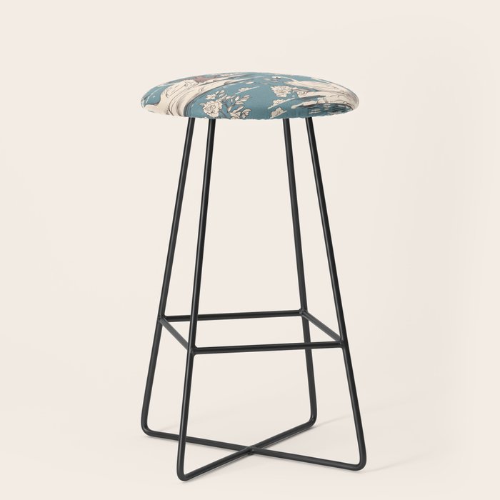 Elegant Swans in Bloom Stool Gallery Image 1