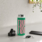 Favorite Word: Tropical Wavy Edition Water Bottle Gallery Image 4
