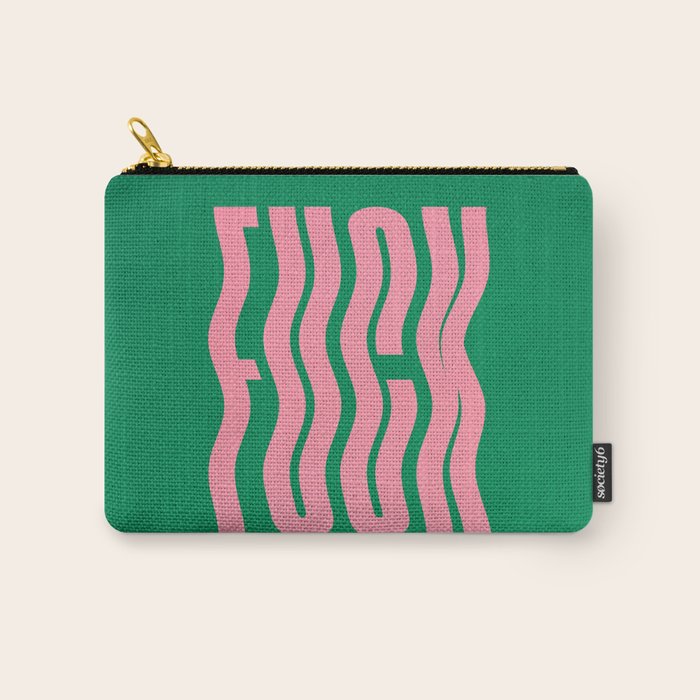 Favorite Word: Tropical Wavy Edition Carry All Pouch Gallery Image 1