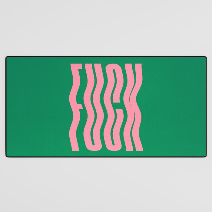 Favorite Word: Tropical Wavy Edition Desk Mat Gallery Image 3