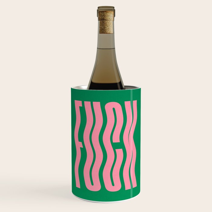 Favorite Word: Tropical Wavy Edition Wine Chiller Gallery Image 1