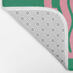 Favorite Word: Tropical Wavy Edition Bath Mat Gallery Image 2