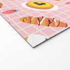 Vintage sweet pastry dessert food pattern Welcome Mat Gallery Image 2