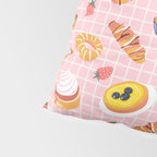Vintage sweet pastry dessert food pattern Pillow Sham Gallery Image 4