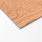 Cactus Scene in Orange Welcome Mat Gallery Image 2