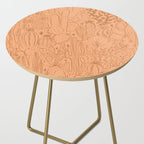 Cactus Scene in Orange Side Table Gallery Image 2